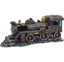 Decoratieve treinruïne voor aquaria