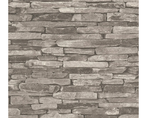 Behang met steenmotief