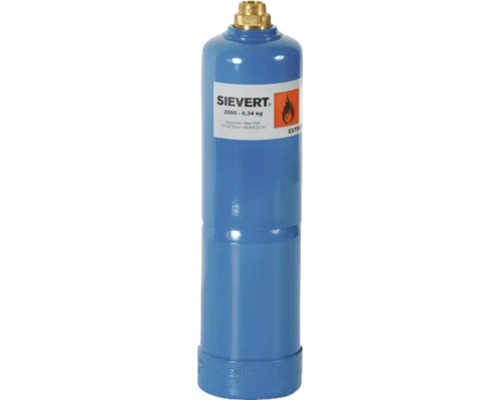 Sievert gasfles gevuld met 0,34 kilogram propaan