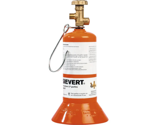 Sievert campinggasfles met beugel en ventiel