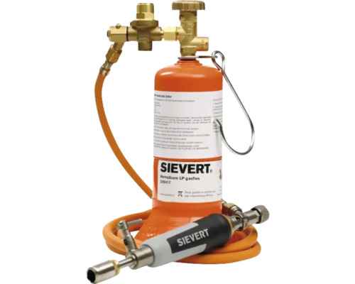 Sievert soldeerbout met gasfles en slang