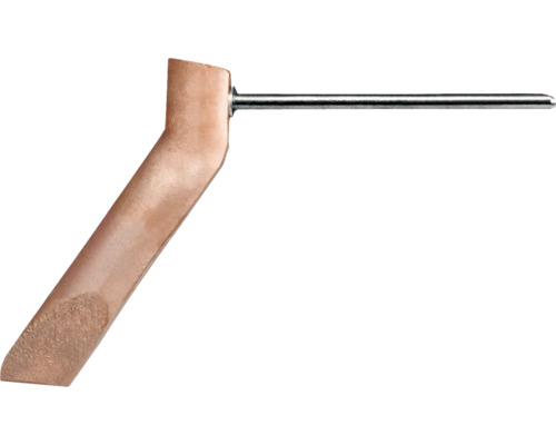 Steekbeitel met houten handvat en metalen blad