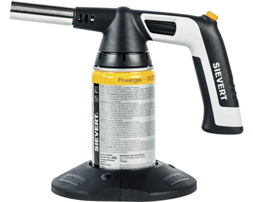 Sievert gasbrander met gaspatroon en standaard