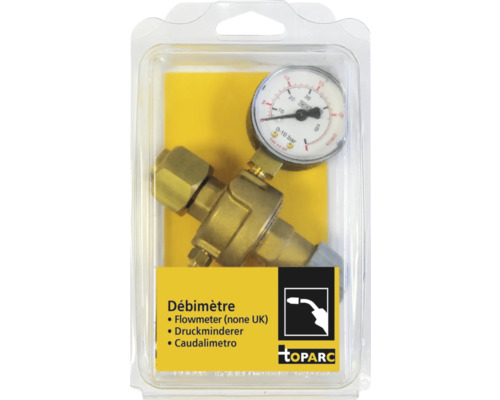Toparc drukregelaar met manometer in verpakking