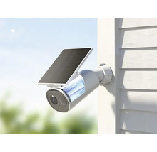 Beveiligingscamera met zonnepaneel voor buitenmontage