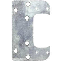Metalen connector met gaten voor houtconstructies