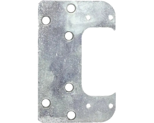 Metalen connector met gaten voor houtconstructies