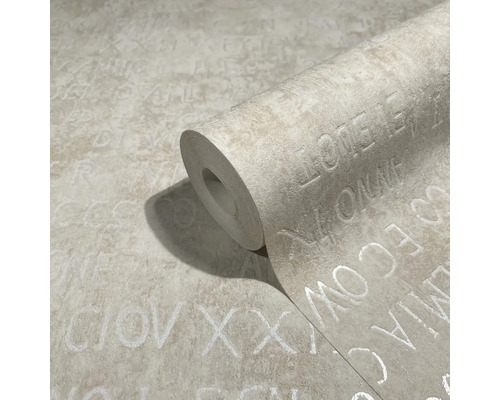 Behangrol met letterpatroon
