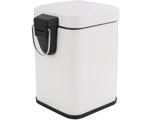 Witte pedaalemmer met rechthoekige vorm