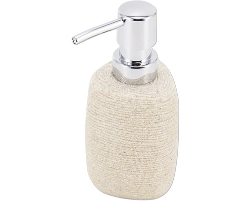 Zeepdispenser met verchroomde dispenser kop