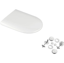 Toiletdeksel met bevestigingsmateriaal