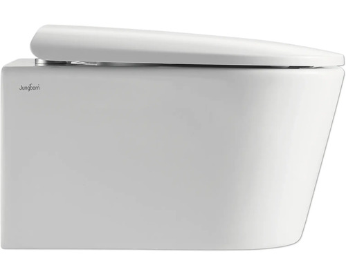 Wandcloset met diepspoeling en deksel van Jungborn