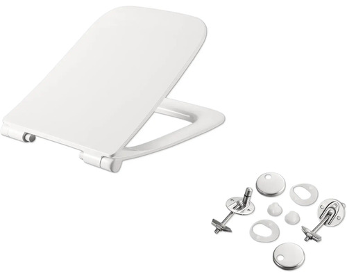 Toiletdeksel met bevestigingsmateriaal