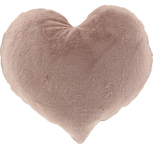 Hartvormig sierkussen van pluche