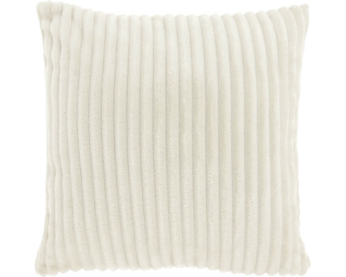 Vierkant kussen met ribstructuur