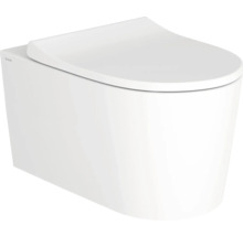 Wandcloset met gesloten toiletzitting