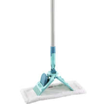 Vloermop met telescopische steel en microvezelhoes