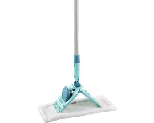 Vloermop met telescopische steel en microvezelhoes