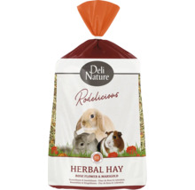 Deli Nature Rodelicious kruidenhooi met roos en goudsbloem in de verpakking