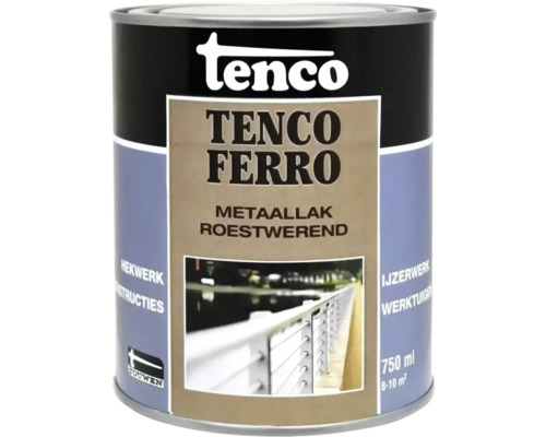 TENCO Metaallak Ferro 407 zwart 250 ml Tenco Ferro metaallak, roestwerende verf, blik van 750 ml