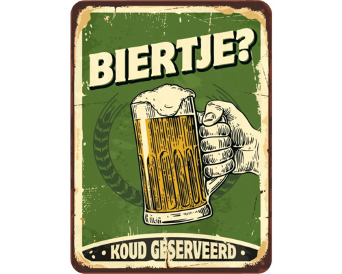 PLENTY GIFTS Magneet Biertje? I 5,6x5,6 cm