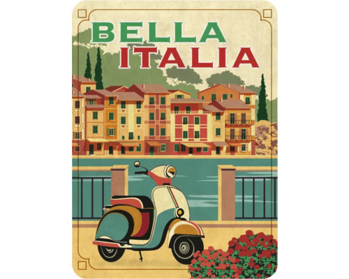 PLENTY GIFTS Magneet Bella Italia 5,6x5,6 cm