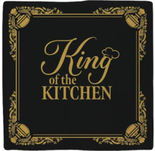 King of the Kitchen decoratieve theedoek