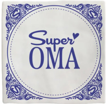 Decoratieve tegel met de tekst Super Oma