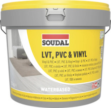 Soudal lijm voor LVT, PVC en vinyl in een emmer met een gewicht van 13 kilogram
