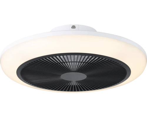 EGLO Plafondventilator met lamp Sayulita1 CCT/RGB zwart Ø 45,5 cm