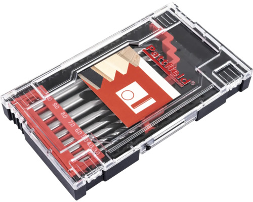 Metaalborenset in kunststof koffer