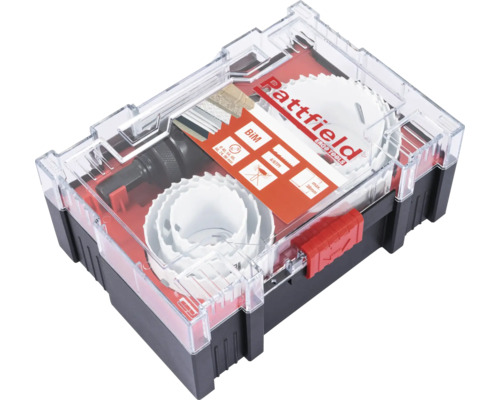 Pattfield gatenzagenset met verschillende maten in opbergdoos