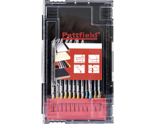 Pattfield decoupeerzaagblad set in koffer