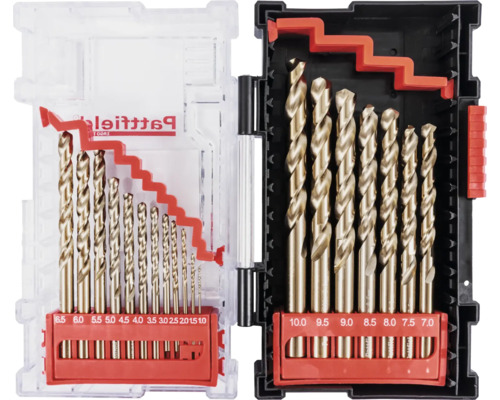 Boor set in plastic doos