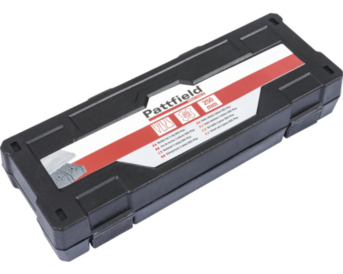 Pattfield beitelset, 3-delig SDS-Plus in gereedschapskoffer