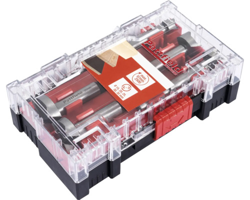 Pattfield Forstnerboor set in transparante opbergdoos