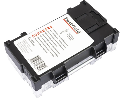 Pattfield HSS-trapborenset met drie treden en drievoudige schacht in koffer