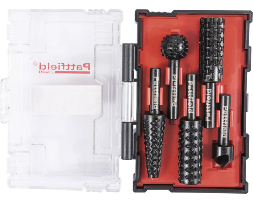 Pattfield freesstiftenset in geopende koffer