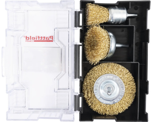 Draadborstelset in kunststof doos