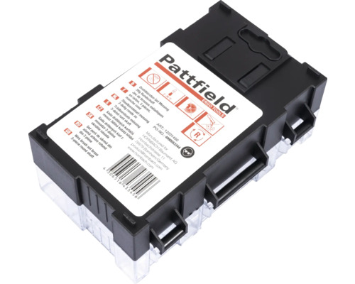 Messing draadborstelset, 3-delig met ronde schacht in opbergkoffer