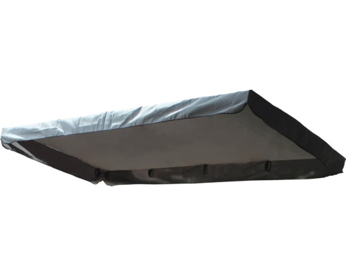 GARDEN PLACE Reservedak Schommelbank Elin polyesther grijs 235,5 x 107 cm x 15 cm