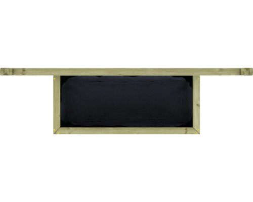 Schoolbord met houten frame
