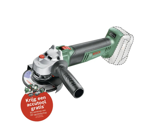 BOSCH Accu haakse slijper UniversalGrind 18V-75 (zonder accu)