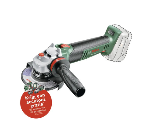 BOSCH Accu haakse slijper UniversalGrind 18V-80 (zonder accu)