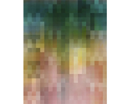 KOMAR Fotobehang vlies FLX4-058 Paper Pixels 200x250 cm Abstract patroon