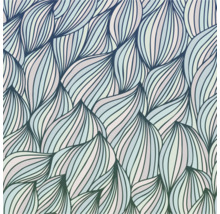 Abstract bladpatroon behangontwerp