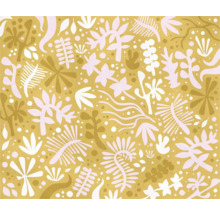 Behang met plantenmotief