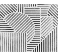 Abstract gestreept patroon voor wanddecoratie