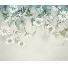 Decoratief behang met bloemmotief voor stijlvolle interieurs
