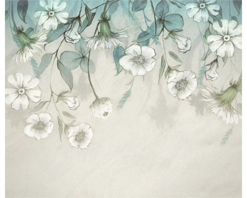 Decoratief behang met bloemmotief voor stijlvolle interieurs